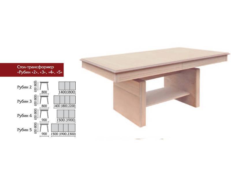 стол рубин 2,3,4,5 в Астрахани