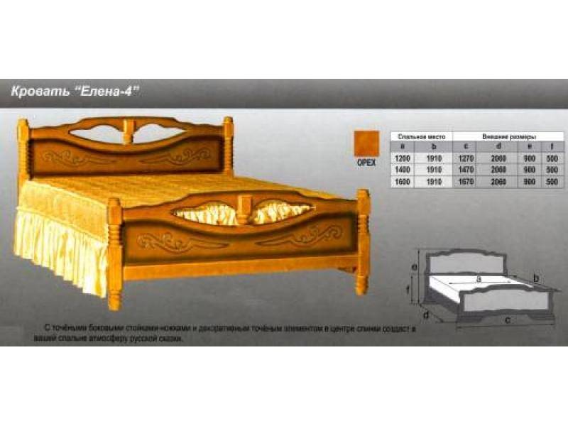 кровать елена 4 в Астрахани