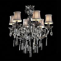 люстра md102743-6a от illuminati прозрачная/бежевая/ хром в Астрахани