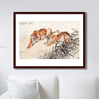 картина: tigers in the bush, 1905г. в Астрахани