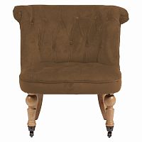 кресло amelie french country chair коричневое в Астрахани