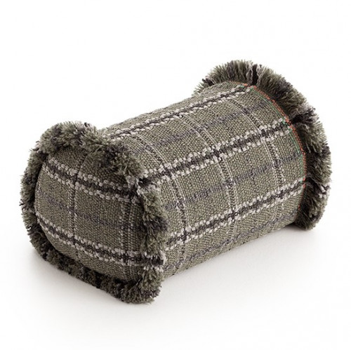 подушка большая-рол tartan green от gan в Астрахани