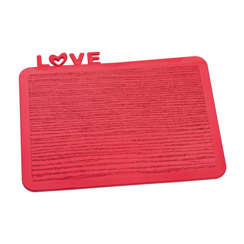 разделочная доска happy board love, красная в Астрахани