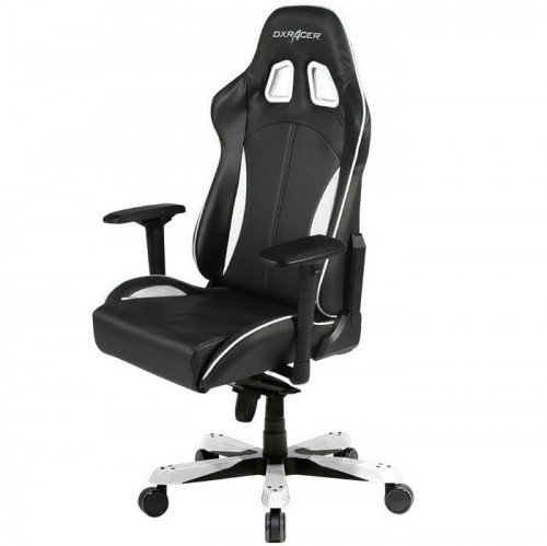 кресло геймерское dxracer king ks57 черно-белое в Астрахани