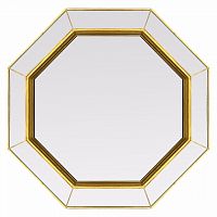 зеркало золотое венецианское восьмиугольное espresso gold в Астрахани