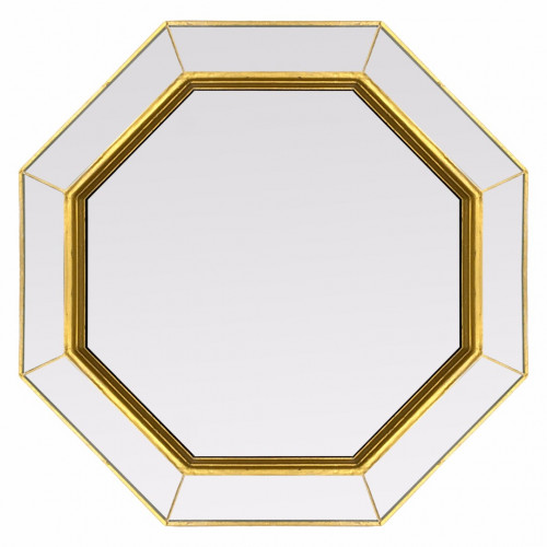 зеркало золотое венецианское восьмиугольное espresso gold в Астрахани