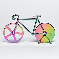 нож для пиццы из нержавеющей стали the fixie, радужный в Астрахани