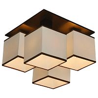 потолочная люстра arte lamp quadro a4402pl-4bk в Астрахани