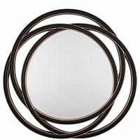зеркало круглое черное большое диаметр 120 см round s в Астрахани
