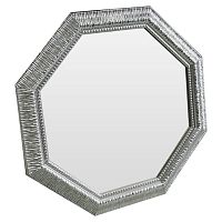 зеркало серебряное восьмиугольное с декором sparkle silver в Астрахани