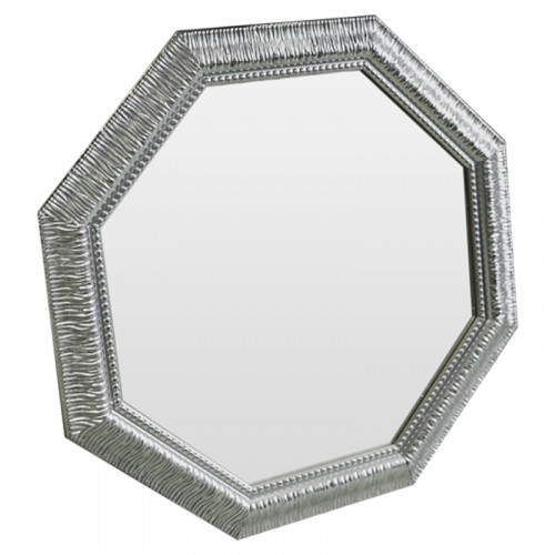 зеркало серебряное восьмиугольное с декором sparkle silver в Астрахани
