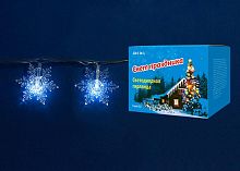 светодиодная гирлянда «снежинки-1» 700см (07930) uniel uld-s0700-050/dta white ip20 snowflakes-1 в Астрахани