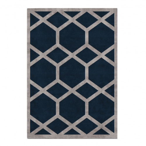 ковер ahston blue 150x220 синий в Астрахани