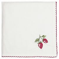 салфетка strawberry red w/embroidery в Астрахани