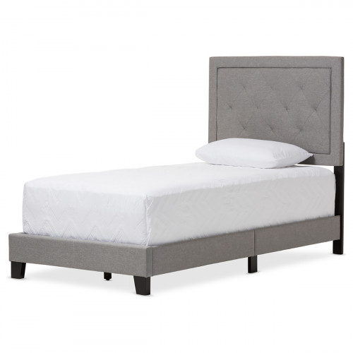 кровать paris linen upholstered gray 140х200 в Астрахани