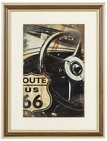 постер с паспарту в раме route 66 в Астрахани
