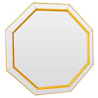 зеркало венецианское восьмиугольное желтое yellow octagon в Астрахани