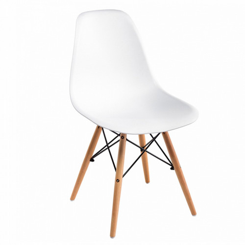 стул деревянный eames pc-015 white в Астрахани