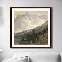 картина: high sierra, mountain scene, 1905г. в Астрахани