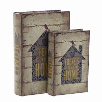 шкатулкикниги, набор из 2 шт. коричневого цвета в Астрахани