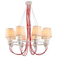 подвесная люстра arte lamp sergio a3325lm-8wh в Астрахани