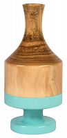 ваза настольная rustic chic wood blue в Астрахани