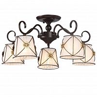 потолочная люстра arte lamp 72 a5495pl-5br в Астрахани