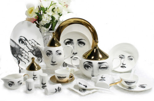 столовый сервиз пьеро форназетти golden faces в Астрахани