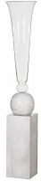 ваза напольная crystal circle white big в Астрахани
