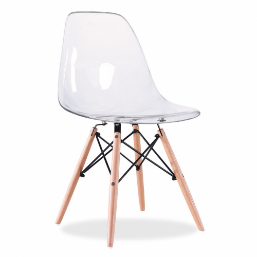 стул деревянный pc-015 прозрачный (eames style) в Астрахани