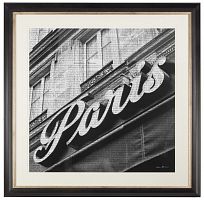 постер в черной раме 90х90 см newsprint paris в Астрахани