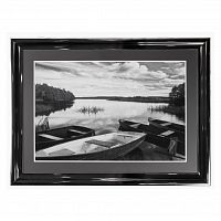 постер с паспарту в раме four boats at sunset / 1290749-1 в Астрахани