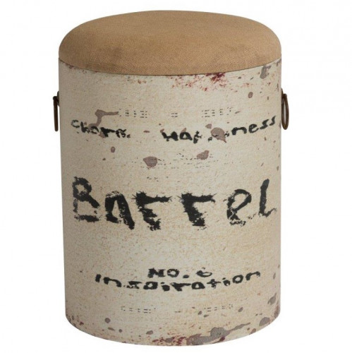 столик-табурет barrel white бежевый в Астрахани