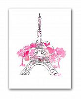 постер paris а3 (розовый) в Астрахани