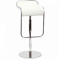 барный стул lem style piston stool белая кожа в Астрахани