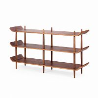 стеллаж bentwood двойной темно-коричневый в Астрахани