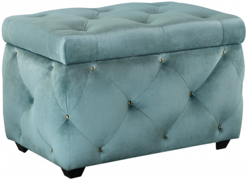 сундук leset classic-е64 велюр yd-25b бирюзовый/ножки пластик в Астрахани
