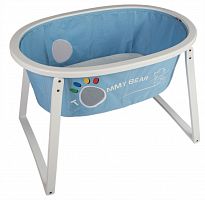 люлька белая с голубой колыбелью sleep up в Астрахани
