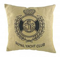 подушка с гербом королевского royal yacht club в Астрахани