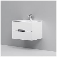 тумба под раковину am.pm spirit m70fhx0602wg33 подвесная, ящики с доводчиками, 60 см, белый глянец в Астрахани