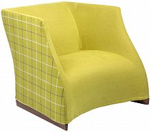 кресло vivienne armchair yellow checkerboard в Астрахани