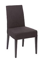 стул aylso dining chair кожа тёмно-коричневая в Астрахани