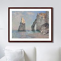 картина: the rock needle and the porte d'aval, 1885г. в Астрахани