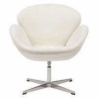 кресло swan chair кремовое в Астрахани