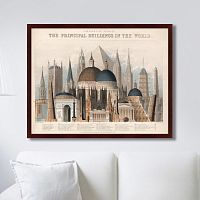 картина: comparative view of the principal buildings in the world, 1850г. в Астрахани