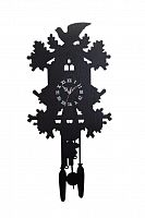 настенные часы с маятником domestic puzzle black ii в Астрахани