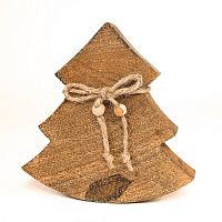 украшение новогоднее ель деревянная wooden tree, 15х14х2,5 см в Астрахани