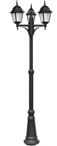 садово-парковый светильник arte lamp bremen a1017pa-3bk в Астрахани