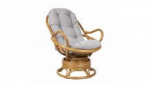 кресло-качалка swivel rocker коричневый в Астрахани