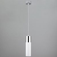 подвесной светильник eurosvet double topper 50135/1 led хром/белый в Астрахани